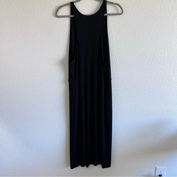 Leith Women’s Black Sleeveless Polyester Blend Dress - Picture 7 of 11